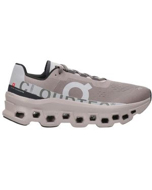 On Shoes Mesh Sneakers Mit Cloudtec Dämpfung - Grau