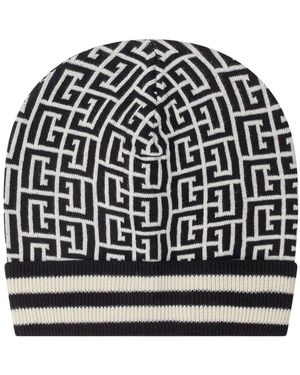 Balmain Accessoires ,Zwart ,Katoen Baret