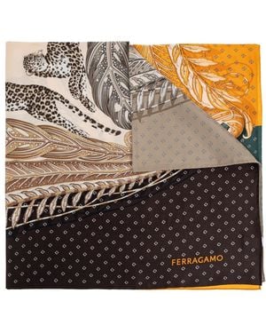 Ferragamo Silky Scarves - Metallic