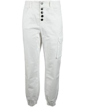 Another Label Slim-Fit Trousers - Grigio