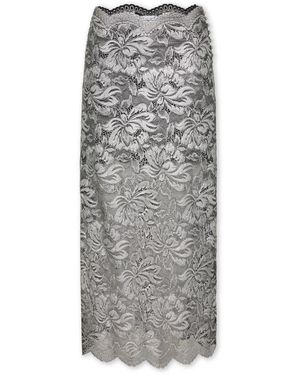 Rabanne Midi Skirts - Grey