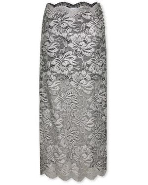 Rabanne Midi Skirts - Gray