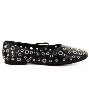 Tory Burch Mary Jane Ballerinas Mit Lochstickerei - Schwarz