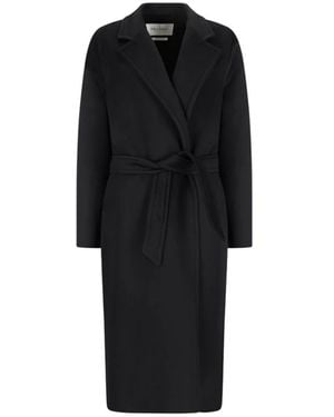 Max Mara Belted Coats - Black