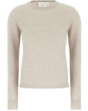 Vanisé Strickpullover Mit Rundhalsausschnitt - Natur
