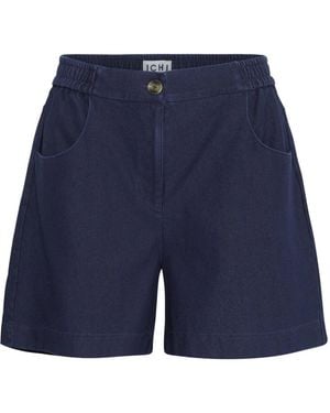 Ichi Denim Shorts - Azul
