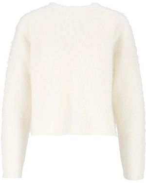 Max Mara Round-Neck Knitwear - Blanco
