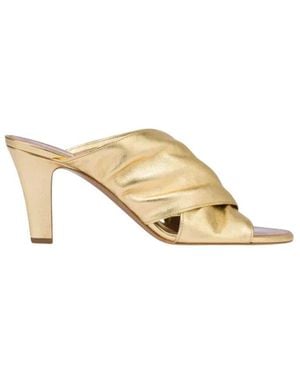 Paris Texas Heeled Mules - Métallisé