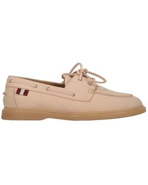 Bally Boat Shoes - Natural