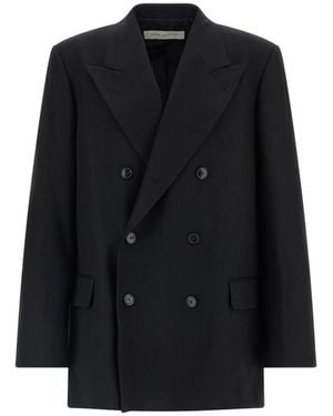 Dries Van Noten Kostuums ,Zwart ,Wol Bosar Blazer