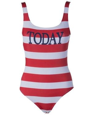 Alberta Ferretti One-Piece - Red