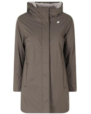 K-Way Sophie Twill Soft Beaver Jas - Bruin