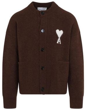 Ami Paris Cardigans - Marrón