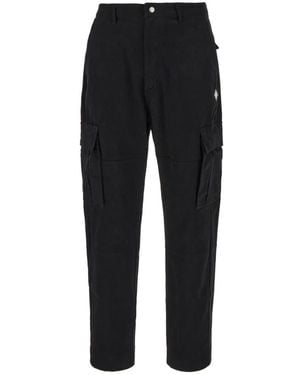 Marcelo Burlon Straight Trousers - Black