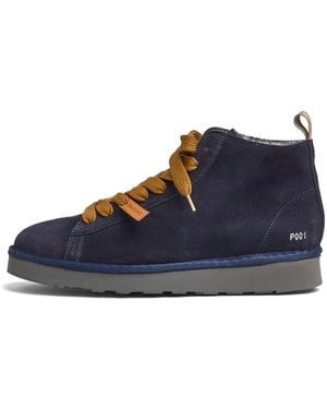 Pànchic Lace-Up Boots - Blue