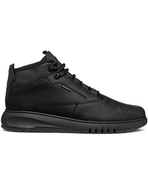 Geox Lace-Up Boots - Black