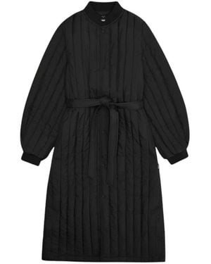 Rains Belted Coats - Negro