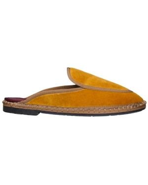 Flabelus Schoenen ,Geel ,Katoen Bruna Mules - Bruin