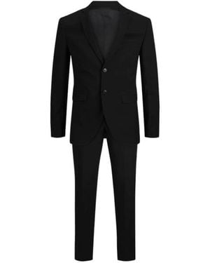 Jack & Jones Single Breasted Suits - Black