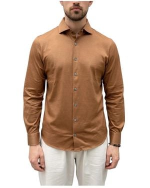 Gran Sasso Casual Shirts - Brown