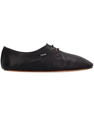 Celine Ballet Lace-Up Shoe - Zwart