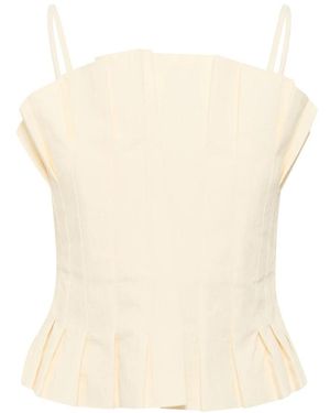 Karen By Simonsen Sleeveless Tops - Bianco