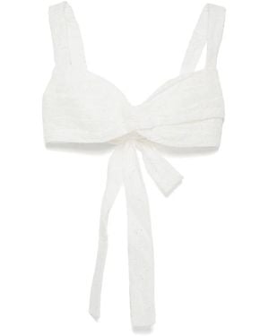 Zimmermann Sleeveless Tops - White