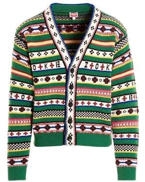KENZO Cardigans - Green