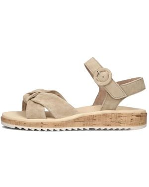 Paul Green Flat Sandals - Metallic