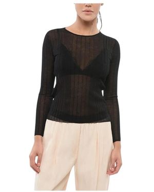 Pinko Round-Neck Knitwear - Nero