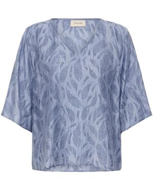 Cream Blouses - Azul
