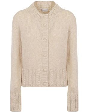 Moncler Truien & Vesten ,Cardigan - Naturel