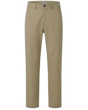 Burberry Cotton Twill Chinos - Naturel