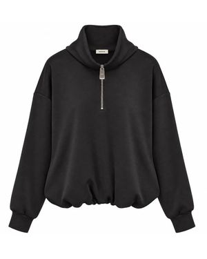 Dondup Sweatshirt Met Rits - Zwart