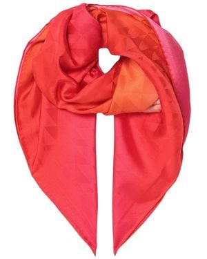 Prada Fuchsia Sjaal Foulard Stijlvol Accessoire - Rood