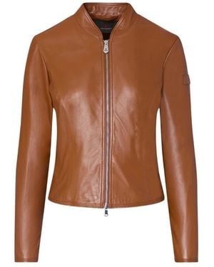 Peuterey Leather Jackets - Marron