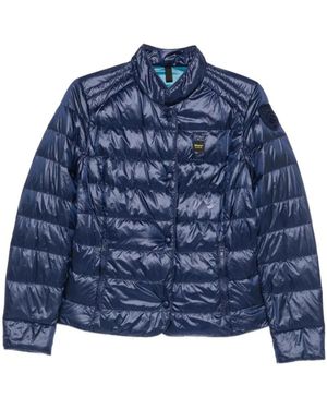 Blauer Winterjacken - Blau