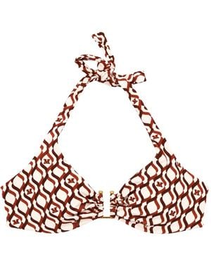 Max Mara Badmode ,Veelkleurig ,Bikini's - Rood