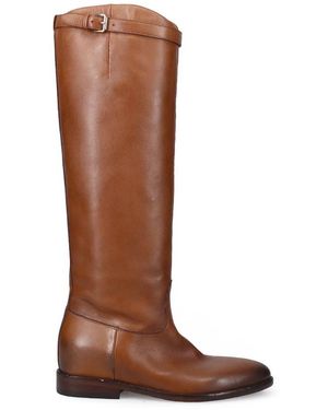 Strategia High Boots - Brown
