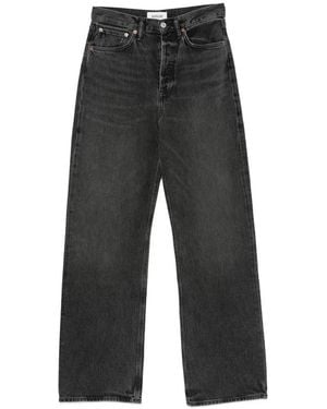 Agolde Jeans ,Grijs ,Straight Jeans - Zwart