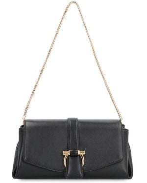 Ferragamo Shoulder Bags - Black