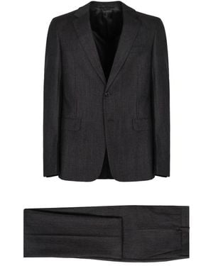 Prada Enkelrijig Wollen En Kasjmier Kostuum - Zwart