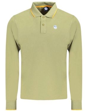 North Sails Grünes Baumwoll-Poloshirt
