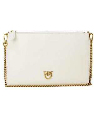 Pinko Love Birds Chain Wallet - Weiß
