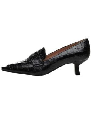 Poche Paris Court Shoes - Black