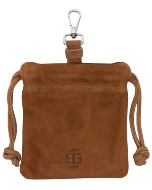 THE GARMENT Wildledertäschchen - Braun