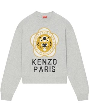 KENZO Round-Neck Knitwear - White