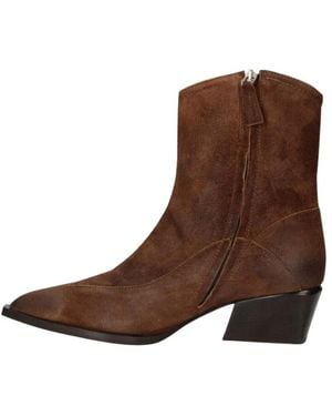 Poeve Cowboy Boots - Marron