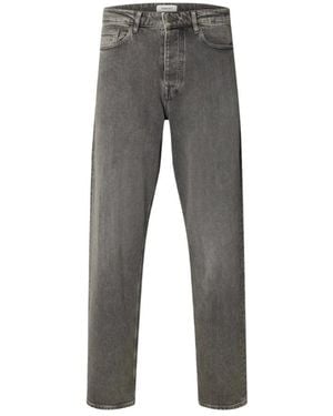 SELECTED Loose-Fit Jeans - Gris