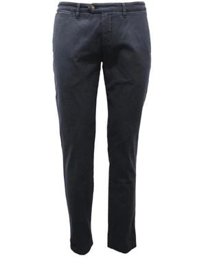 Eleventy Slim-Fit Pants - Blue